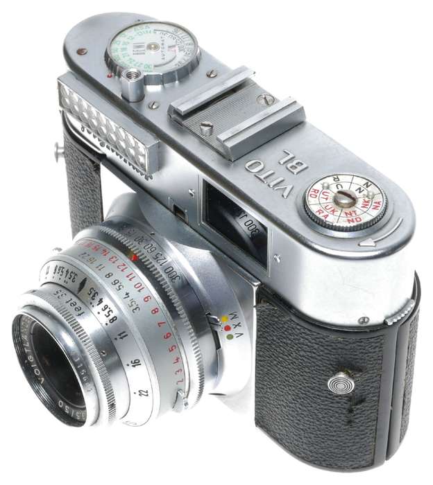 Voigtlander Vito BL 35mm Film Camera Color-Skopar 1:3.5/50