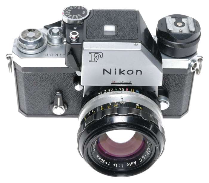 Nikon F Photomic FTN 35mm SLR Camera Nikkor S.C Auto 1:1.4 50mm