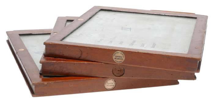 Thornton Pickard Stereo Cut Sheet Film Plate Holders Half Plate