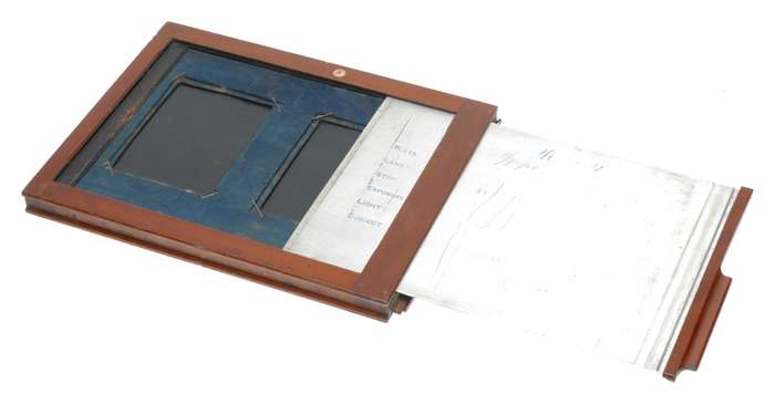 Thornton Pickard Stereo Cut Sheet Film Plate Holders Half Plate