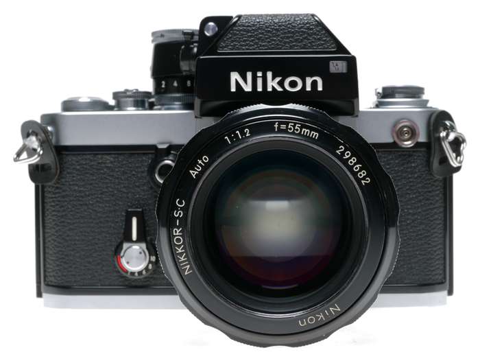 Nikon F2 Photomic 35mm SLR Camera Nikkor S.C Auto 1:1.2/55mm