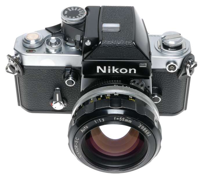Nikon F2 Photomic 35mm SLR Camera Nikkor S.C Auto 1:1.2/55mm