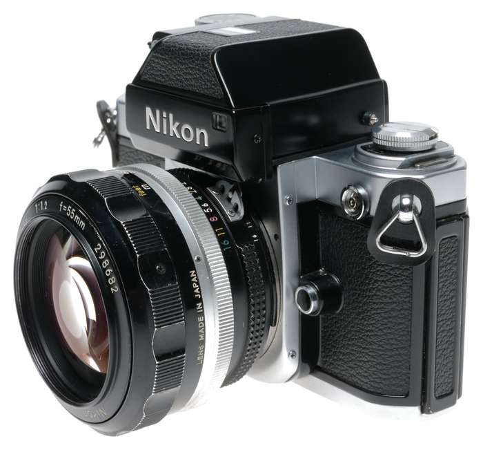 Nikon F2 Photomic 35mm SLR Camera Nikkor S.C Auto 1:1.2/55mm