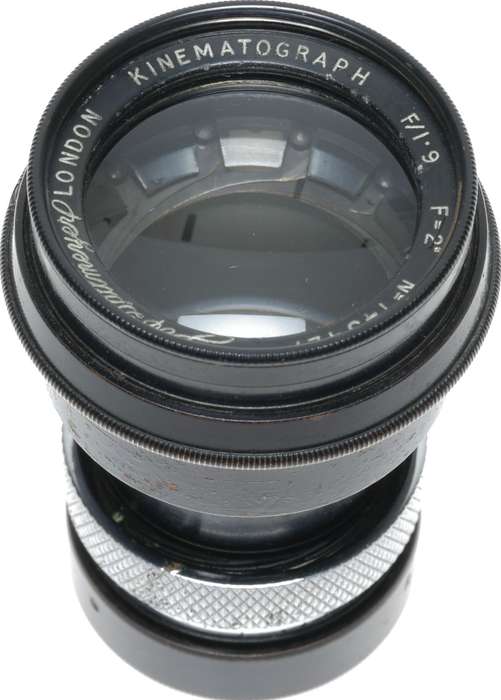 Dallmeyer Kinematograph C-Mount Camera Lens F/1.9 F=2 Inch perfect glass