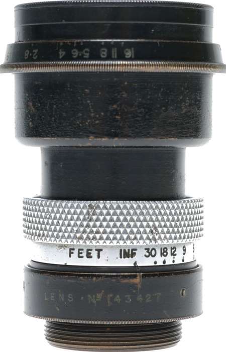 Dallmeyer Kinematograph C-Mount Camera Lens F/1.9 F=2 Inch perfect glass