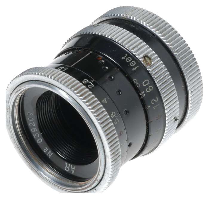 Bolex Yvar 1:1.9 f=13mm B8 Fix-Focus Cine Camera D-Mount Lens