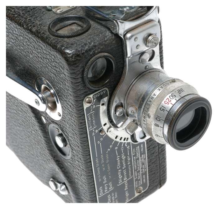 Kodak Cine Model K 16mm Spring Motor Movie Camera in Original Case