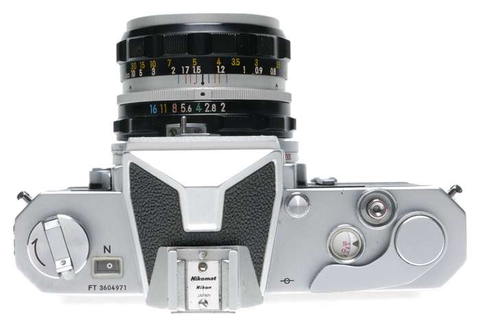 Nikkormat FTN 35mm SLR Film Camera Nikkor-H Auto 2/50 Lens