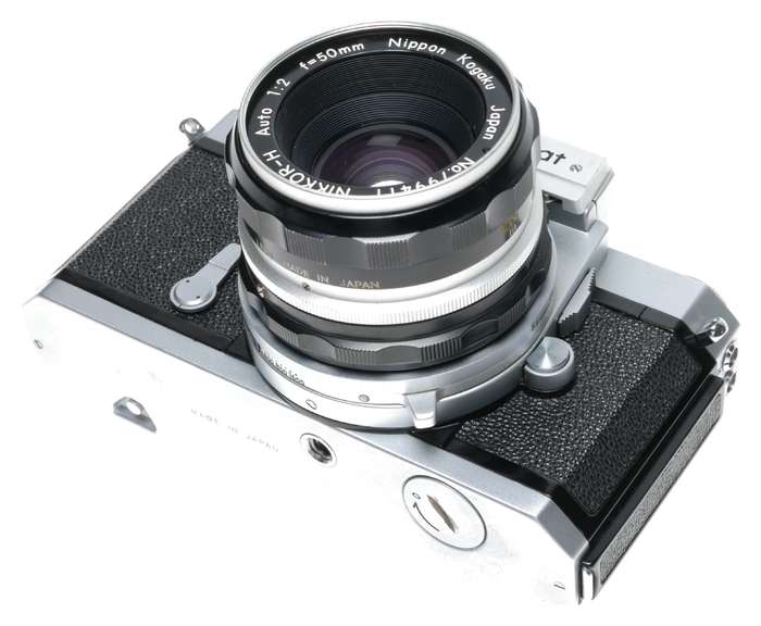 Nikkormat FTN 35mm SLR Film Camera Nikkor-H Auto 2/50 Lens