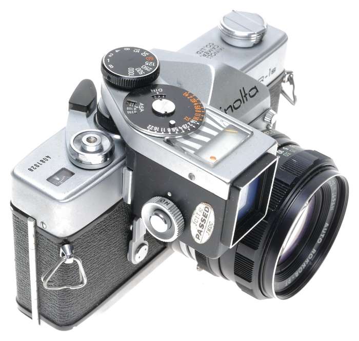 Minolta SR-1s Model V 35mm SLR Camera Auto Rokkor-PF 1:2 f=55mm
