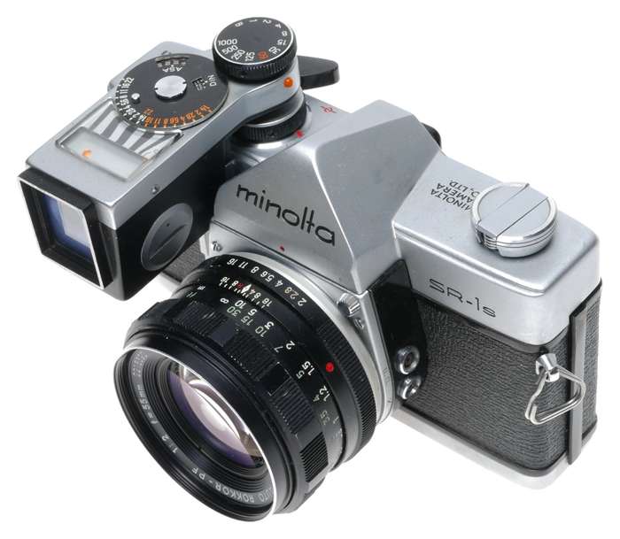 Minolta SR-1s Model V 35mm SLR Camera Auto Rokkor-PF 1:2 f=55mm