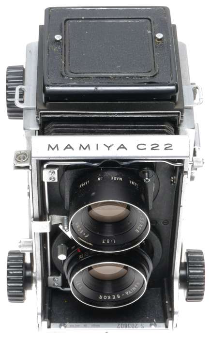 Mamiya C22 Professional TLR Bellows Film Camera Sekor 3.7/80mm