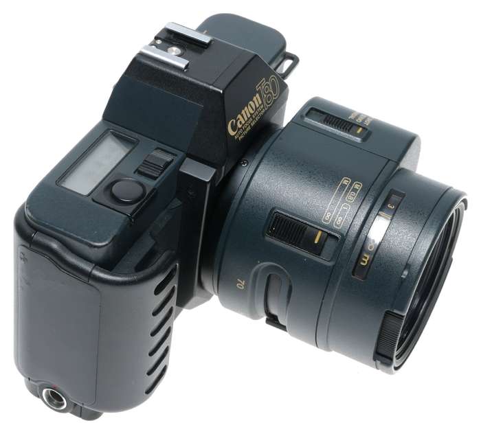 Canon T80 SLR Film Camera Zoom Lens AC 35-70mm 1:3.5-4.5