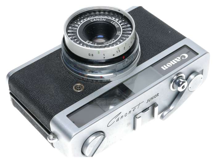Canon Canonet Junior Compact 35mm Viewfinder Camera SE 2.8/40mm Lens