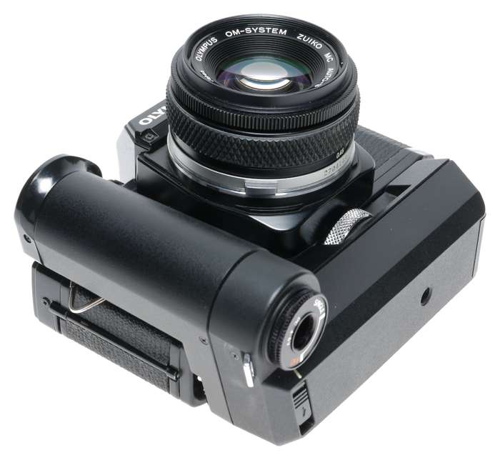 Olympus OM-10 Quartz SLR Camera MC Auto-S 1:1.8 f-50mm Motor Drive