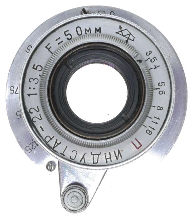 Zorki Industar-22 1:3.5 F=50mm M39 Leica FED Mount Camera Lens USSR