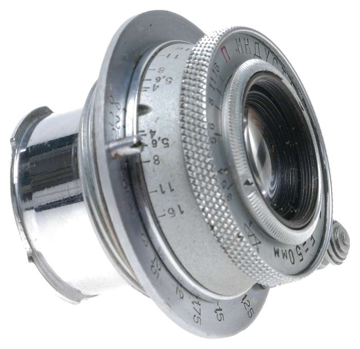 Zorki Industar-22 1:3.5 F=50mm M39 Leica FED Mount Camera Lens USSR