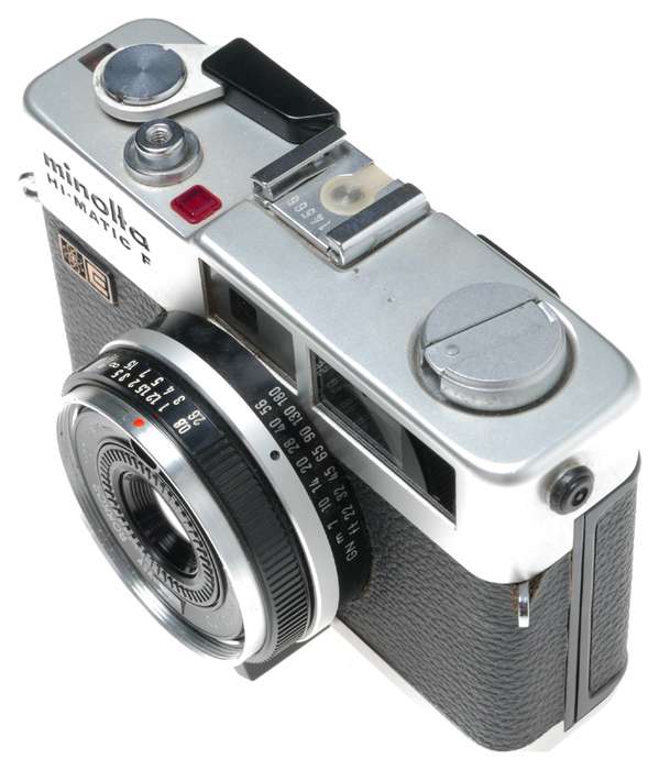 Minolta Hi-Matic F Rangefinder 35mm Film Camera Rokkor 1:2.7 f=38mm
