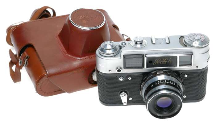 FED-4b 35mm Rangefinder Camera Industar-61 2.8/52 M39 Leica Mount USSR