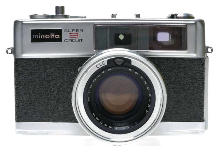 Minolta Hi-Matic 11 Super 3 Circuit Camera Rokkor-PF 1:1.7 f=45mm