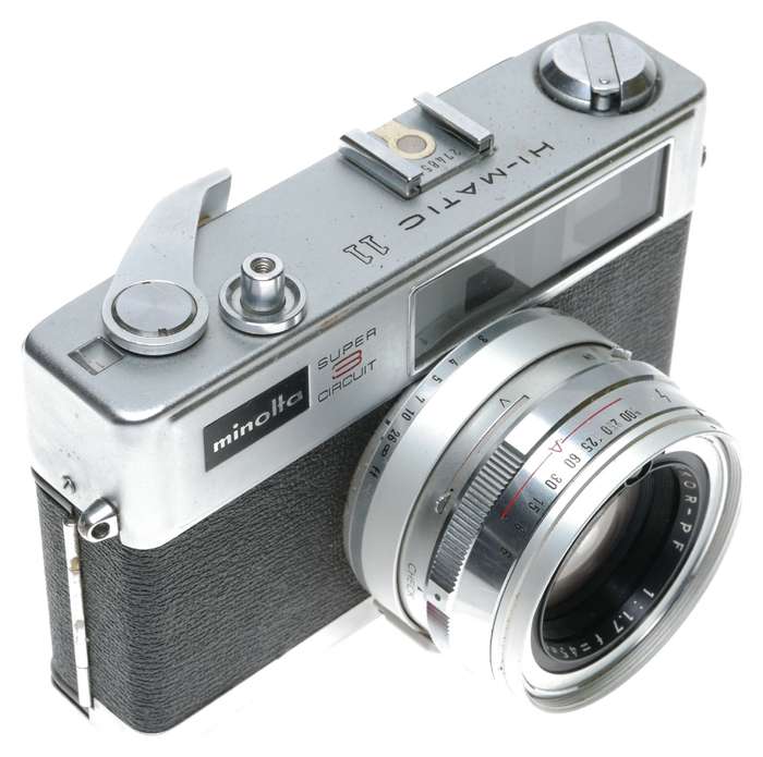 Minolta Hi-Matic 11 Super 3 Circuit Camera Rokkor-PF 1:1.7 f=45mm