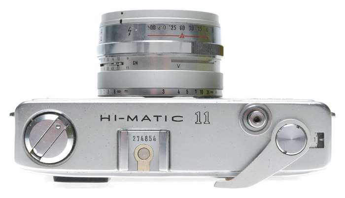 Minolta Hi-Matic 11 Super 3 Circuit Camera Rokkor-PF 1:1.7 f=45mm