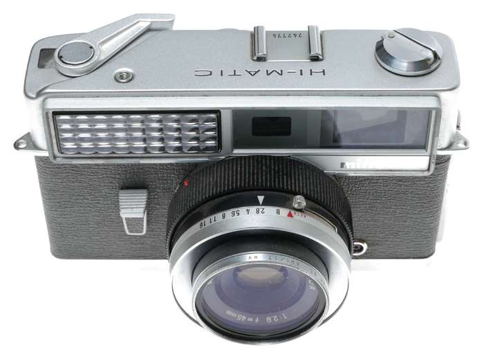 Minolta Hi-Matic Rangefinder 35mm Film Camera Rokkor 2.8/45mm