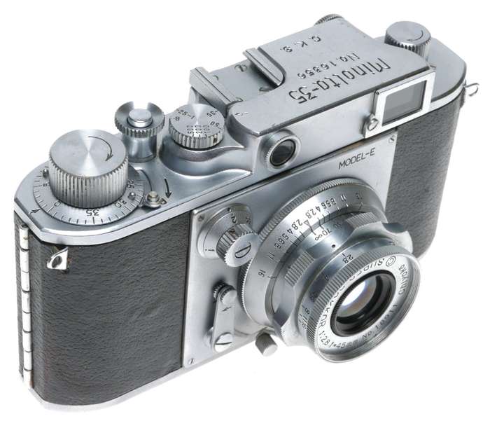 Minolta-35 Model E Rangefinder Camera Super Rokkor 2.8/45mm M39