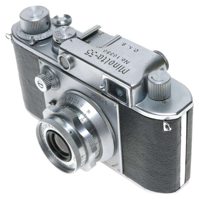 Minolta-35 Model E Rangefinder Camera Super Rokkor 2.8/45mm M39
