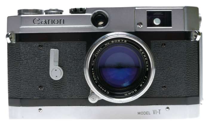 Canon Model VI-T Rangefinder Camera Serenar 1.8/50mm M39 Screw Mount