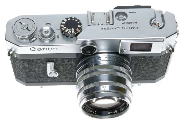 Canon Model VI-T Rangefinder Camera Serenar 1.8/50mm M39 Screw Mount