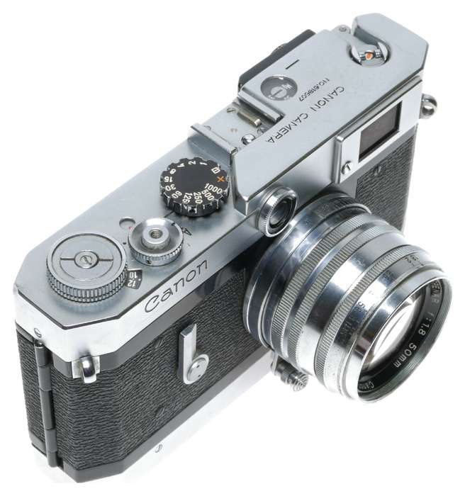 Canon Model VI-T Rangefinder Camera Serenar 1.8/50mm M39 Screw Mount