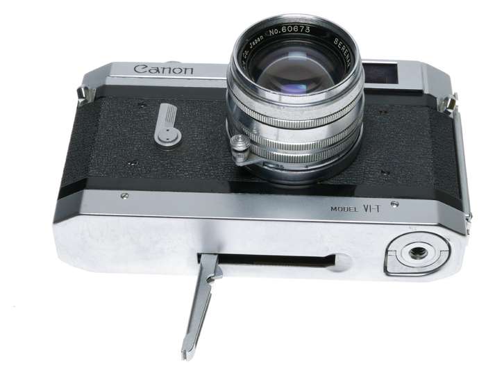Canon Model VI-T Rangefinder Camera Serenar 1.8/50mm M39 Screw Mount