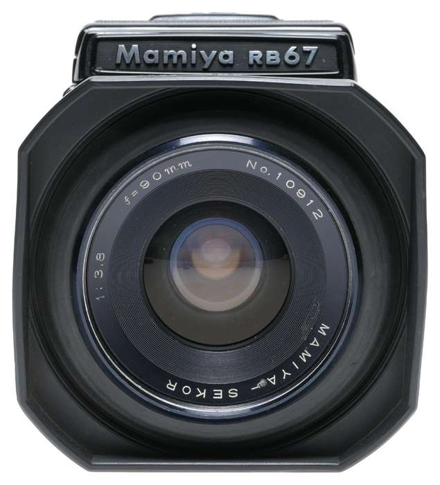 Mamiya RB67 Pro SLR Camera 120 Rollfilm Holder 3.8/90mm Lens