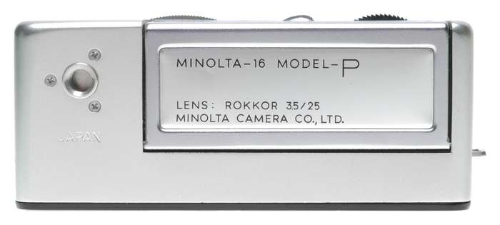 Minolta-16 Model-P Subminiture Spy Film Camera Rokkor 3.5/25mm
