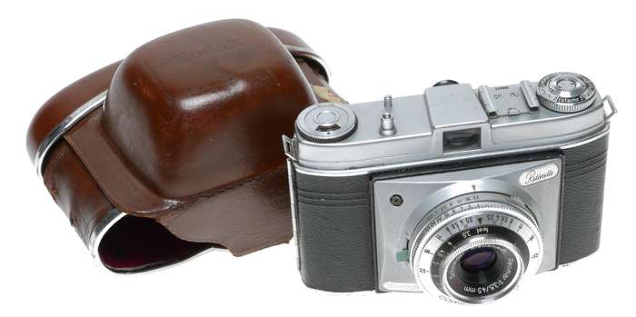 Kodak Retinette Type 022 Camera in Leather Case Reomar 1:3.5/45mm