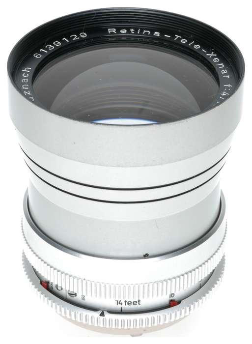 Schneider Retina-Tele-Xenar f:4/135mm Kodak Reflex Mount Lens