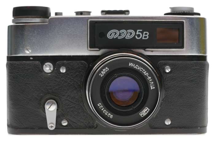Fed 5B 35mm Rangefinder Camera M39 Industar-61 L/D 2.8/55 USSR