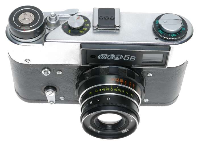 Fed 5B 35mm Rangefinder Camera M39 Industar-61 L/D 2.8/55 USSR