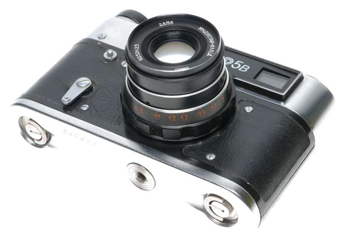Fed 5B 35mm Rangefinder Camera M39 Industar-61 L/D 2.8/55 USSR