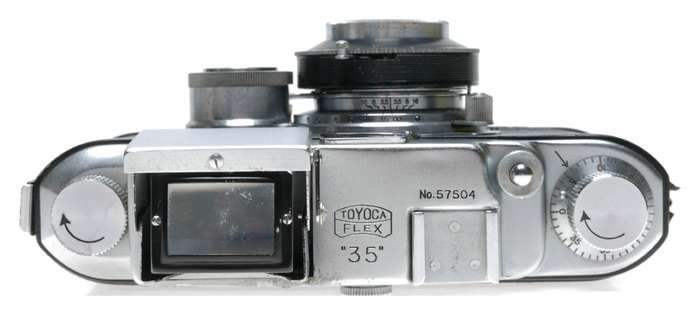 Tougodo Toyoca Flex 35 TLR Camera 2nd Version Owla Anastigmat 1:3.5 f=4.5cm
