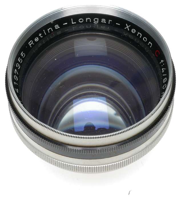 Schneider Kodak Retina-Longar-Xenon f:4/80mm C Telephoto Lens