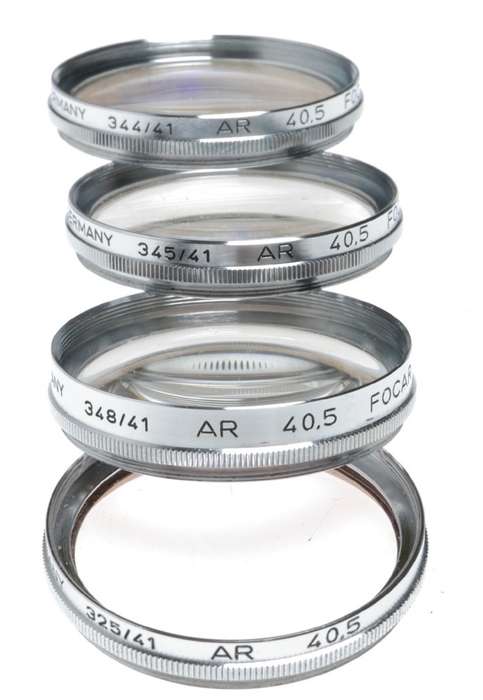 Voigtlander 40.5 AR Focar Lenses 344 345 348 SF Filter 325/41