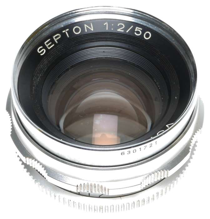 Voigtlander Septon 1:2/50 Bessamatic Ultramatic Camera Lens
