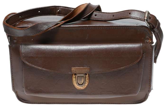 Leica original Leitz leather camera shoulder bag from the 1950's