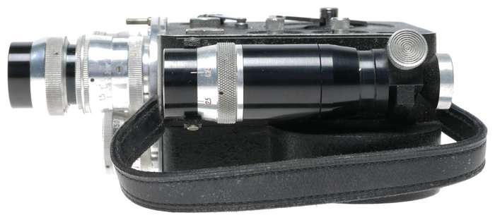 Leveque L.D. 8mm Cine camera full set of 4x Som Berthiot lenses