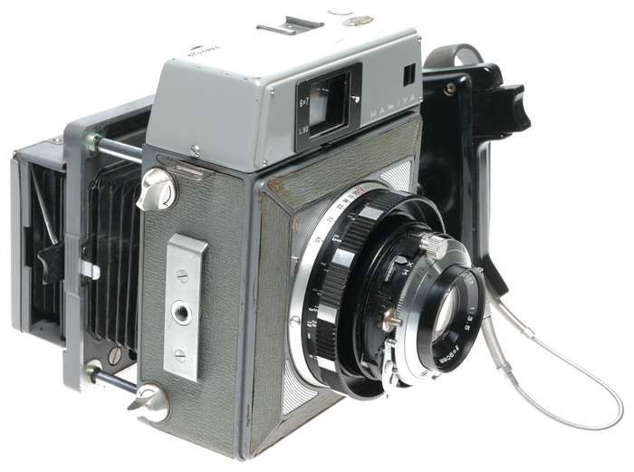 Mamiya Press 6x7 camera 6x9 Sekor 3.5 f=90mm plates film back