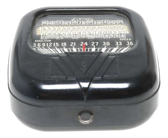 Weston hand held light exposure f/stop meter vintage used
