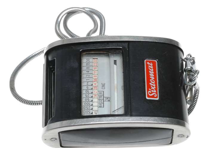Sixtomat hand held light exposure f/stop meter vintage