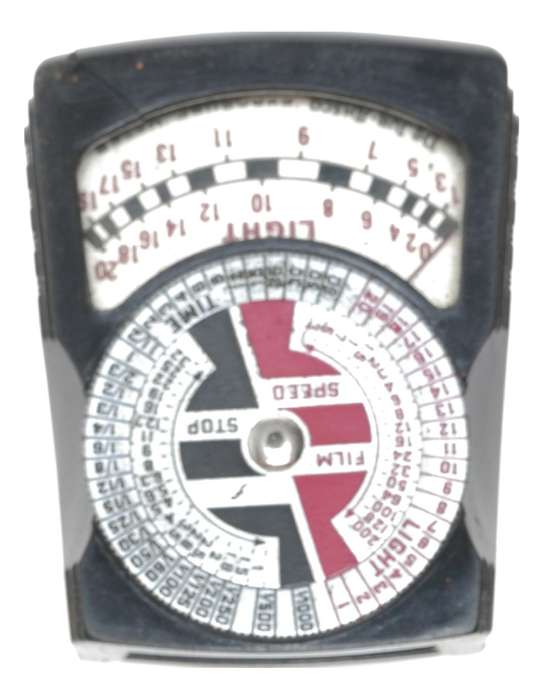 Dejur Amsco speed hand held light exposure f/stop meter vintage cased